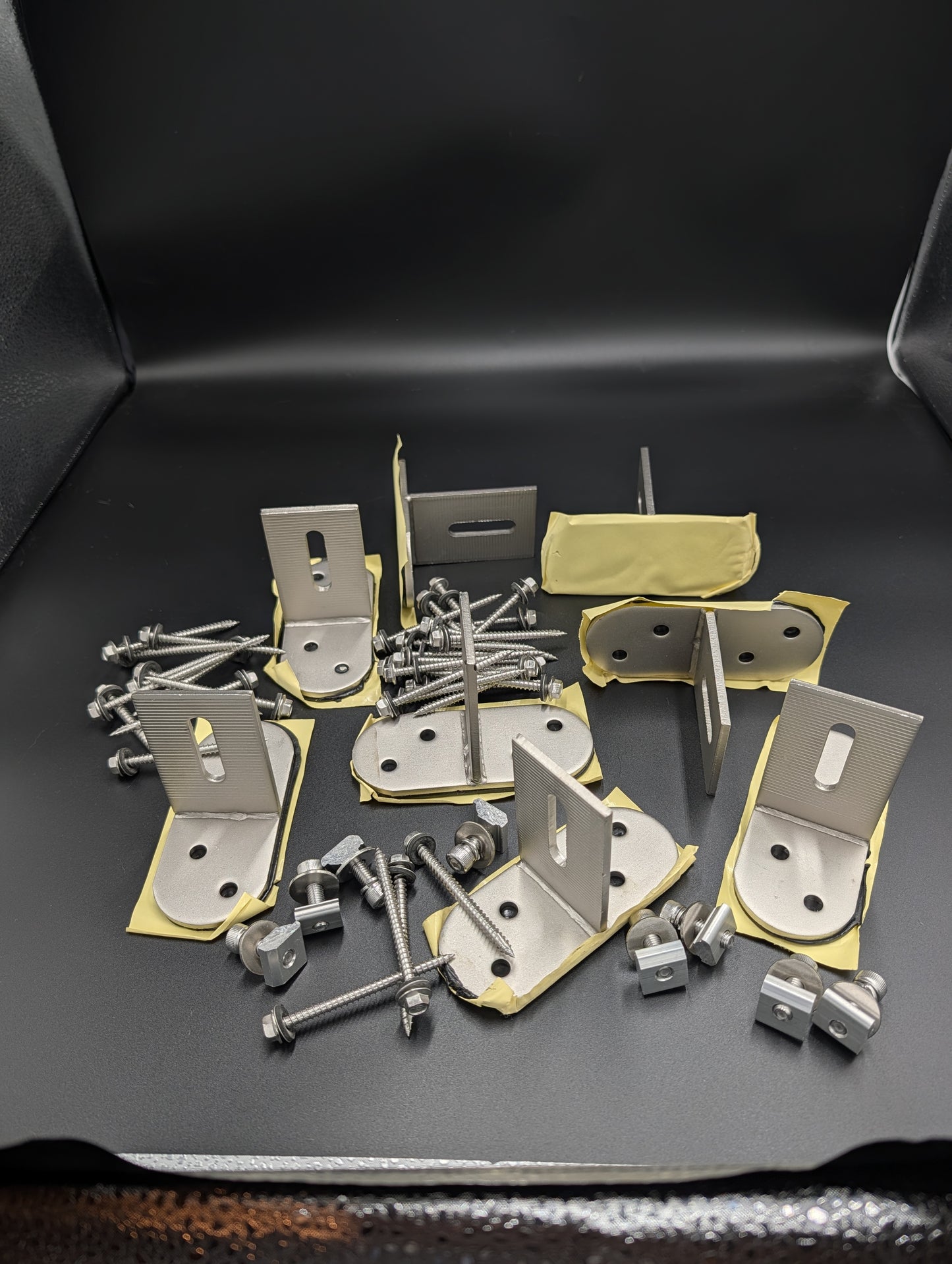 Solar Mount T-Bracket with Hardware - Pack of 8