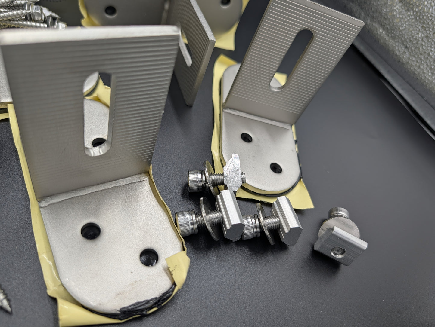 Solar Mount T-Bracket with Hardware - Pack of 8