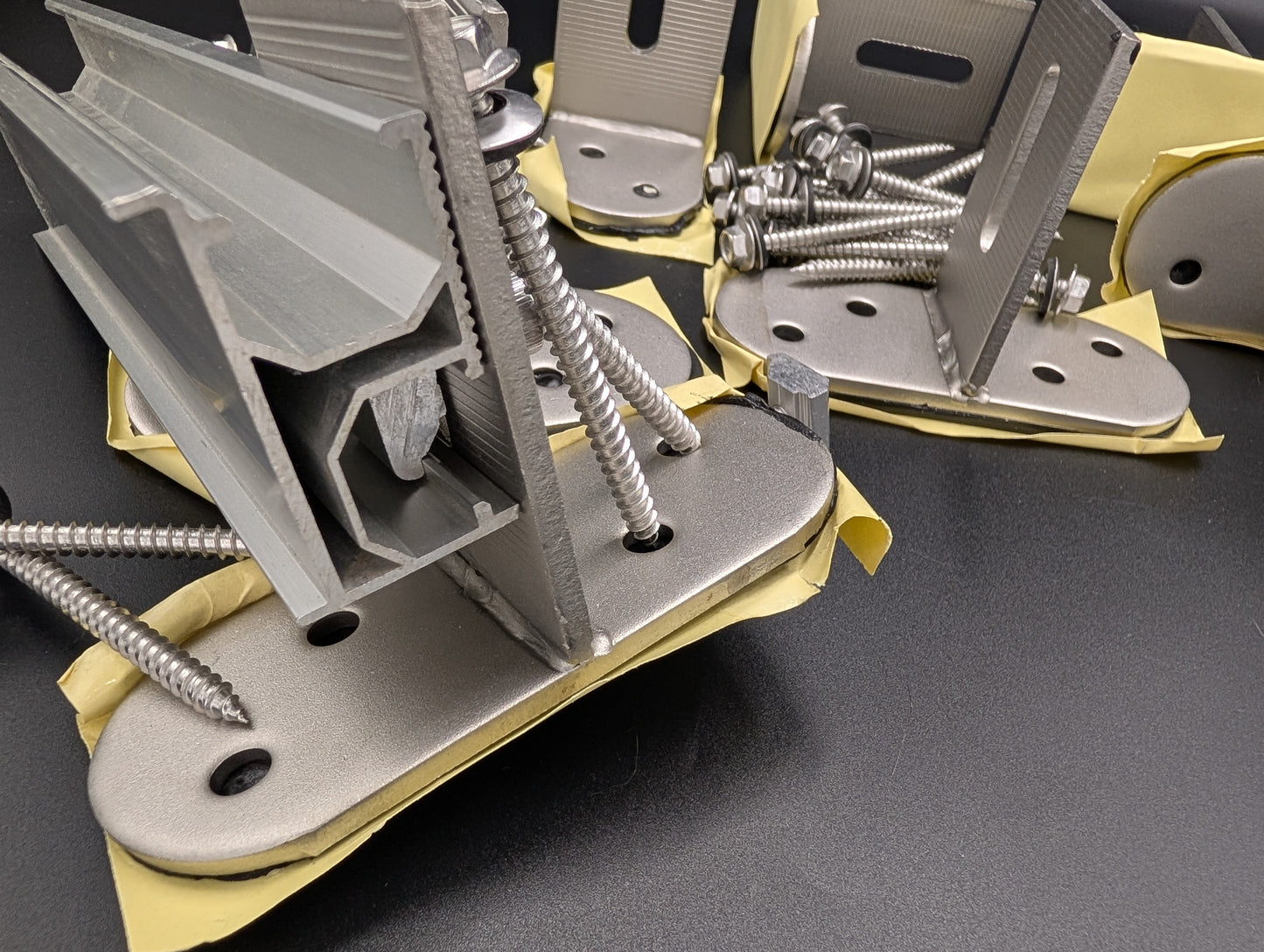 Solar Mount T-Bracket with Hardware - Pack of 8