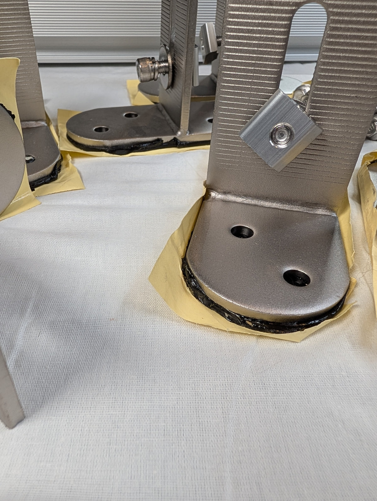 Solar Panel Mounting kit to Mount for 5 Solar Panels, with Clamps, L-Brackets & 88 Inch Rails